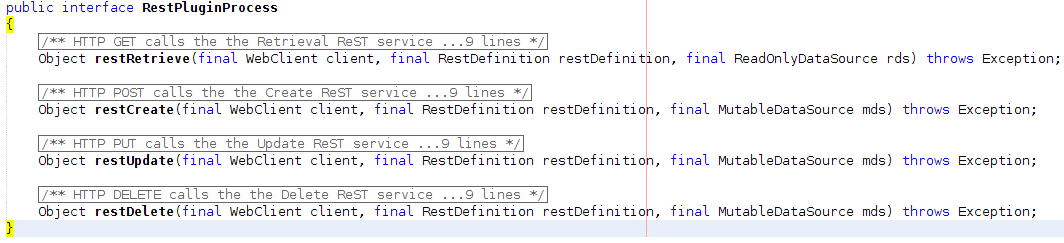 ReST Plugin Process