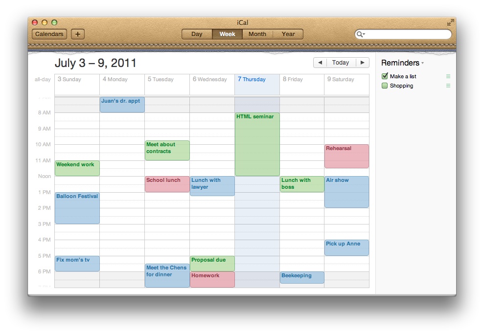 How to link my JobTrack calendar with my calendar on Google Apple iCal